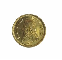 1981 South African 1/10 Oz Gold Krugerrand Coin