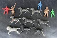 (E) Assorted Molded Figures.