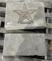 Roy Clark Concrete Star.