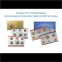 1990 & 1991 United States Mint Set in Original Gov