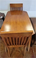 DROP LEAF KITCHENETTE, 2 CHAIRS