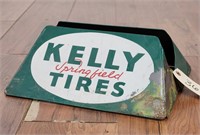 "Kelly Tires" Metal Tire Stand