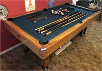 Sportcraft Pool (Billiard) Table and Accessories