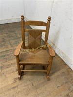 CHILDS WICKER ROCKING CHAIR