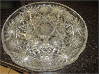 3 Glass Serving Trays