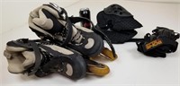 Roller Blades, Knee Pads, and Wrist Guards