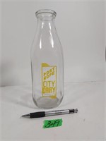 Port Hope City Dairy Original Milk bottle