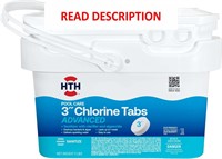 5 lbs HTH Pool Care 3 Chlorine Tabs Advanced