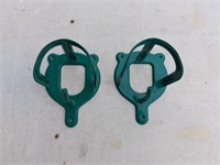 2 Bridle Holders Green