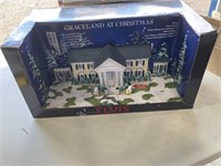 Graceland at Christmas village house (new in box)