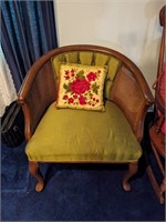 Green Chair w/ Pillow