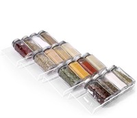 Clear Acrylic Spice Drawer Organizer, 4 Tier