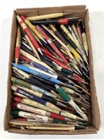 Vintage advertising mechanical pencils & pens