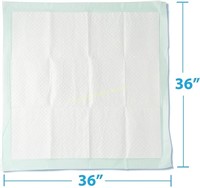 Medline Disposable Underpads 10 Bags of 5 36”x36”