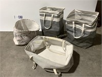 (4)Cloth Laundry Baskets