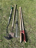Post hole digger, and other tools
