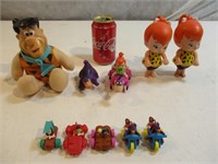 9 figurine et 1 peluche Pierrafeu Hanna Barbera
