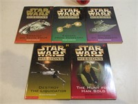 5 livres Star Wars missions en anglais