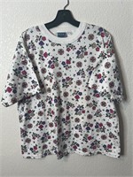 Vintage Floral Femme T Shirt AOP