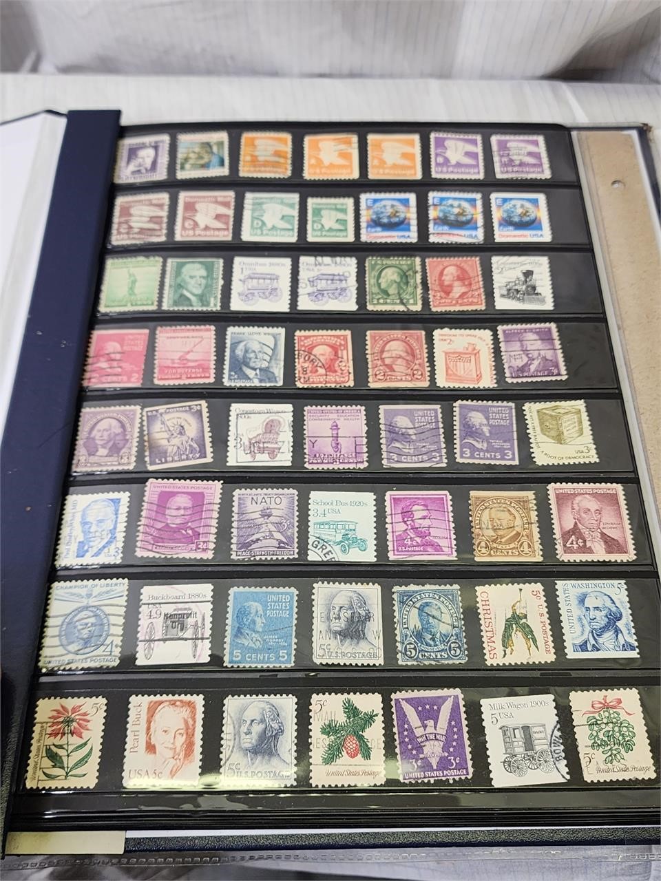 Book Full of stamps