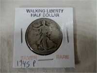 1945P WALKING LIBERTY HALF DOLLAR