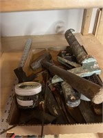 Assorted Tool Lot - Hammer, Paint Supplies, etc