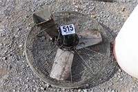 30" Wall Mount Fan (Working Condition Unknown)