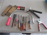 chisels,tapes & tools