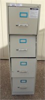 4 Drawer Filing Cabinet 52x15x26 As-is