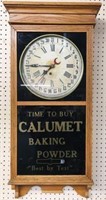 Calumet Baking Powder Antique Advertising Clock.
