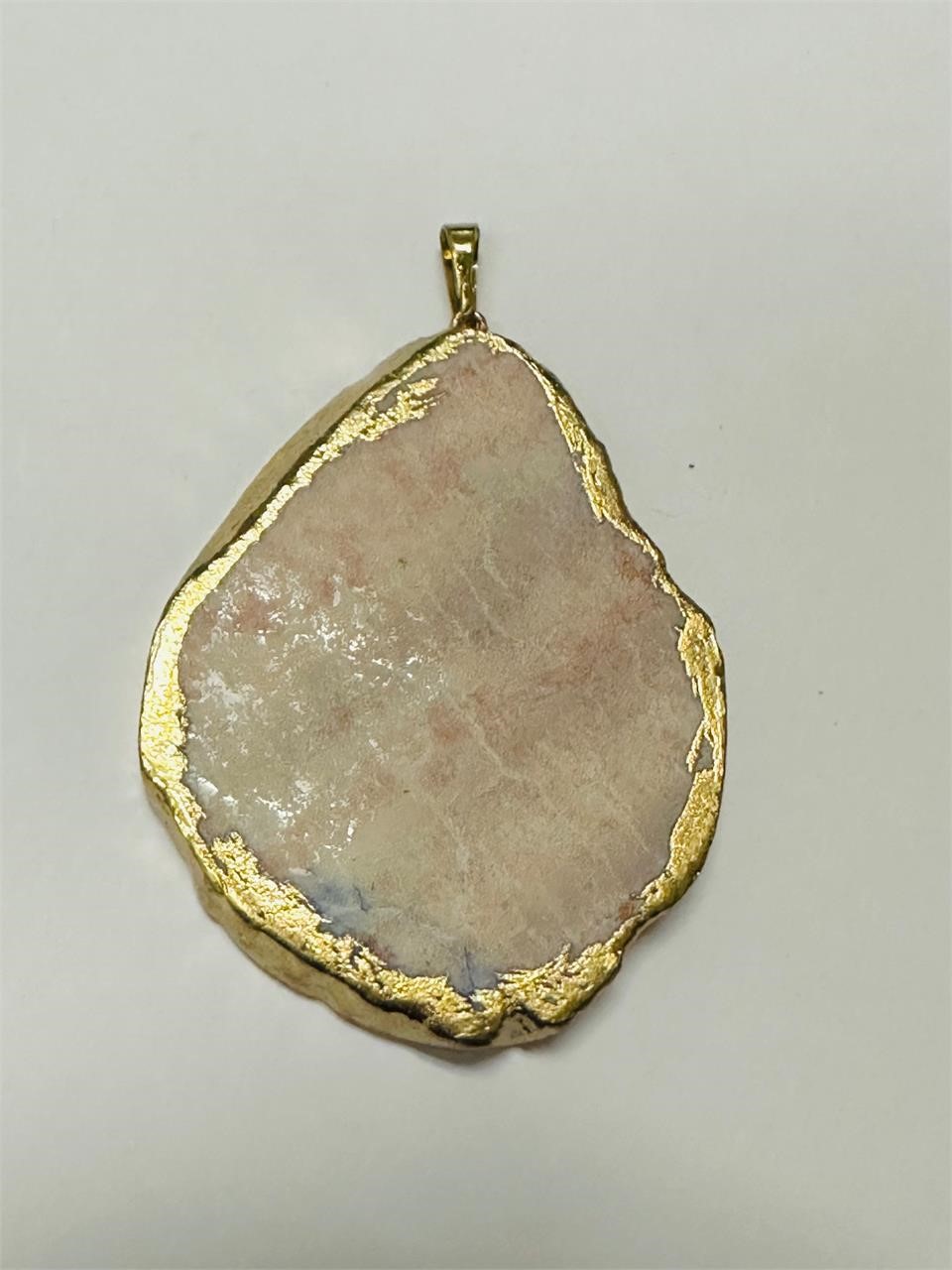 Pink Marble Stone Charm