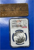 1925 Graded Peace Dollar