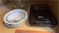 (3) BAKING DISHES & MORE