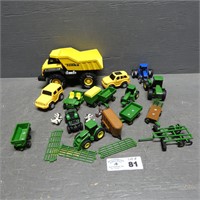 Tonka & John Deere Toy Tractors, Etc