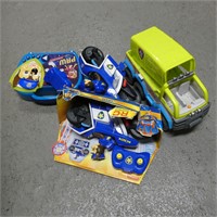 Assorted Paw Patrol Toy Cars, Etc