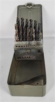 Assorted Drill Bits In Metal Case