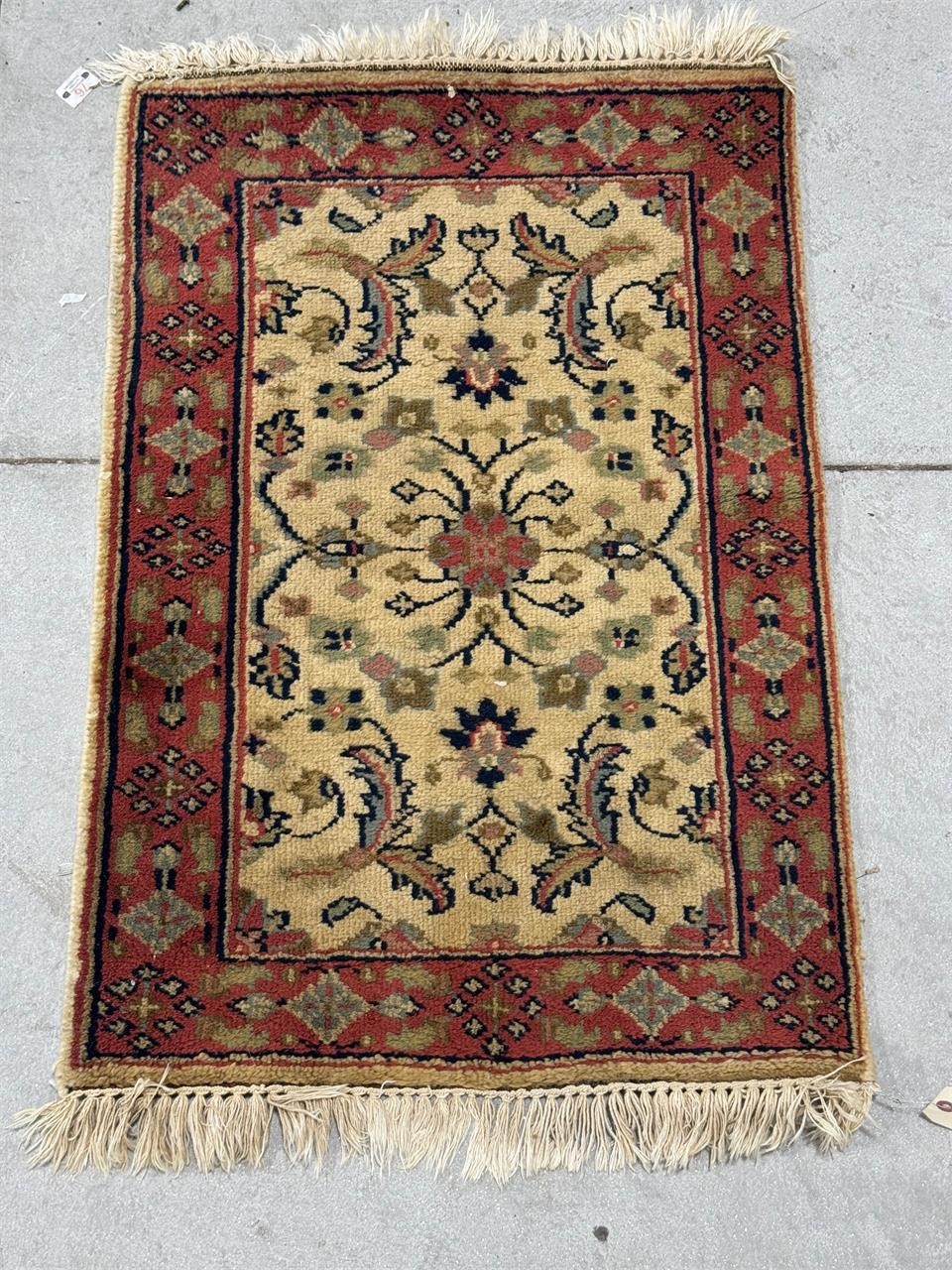 Oriental Rug 24.5" X 37"