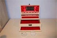 JEWELERY BOX AND RING HOLDERS