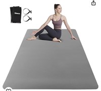 Large Yoga Mat for Men and Women - 6x4 ft