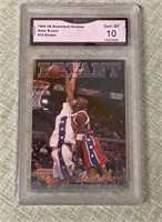 1996 SB Kobe Bryant GMA 10 Rookie Card