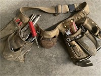 Tool belt with tools