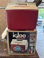 Vintage Igloo Cooler in Box