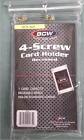 4 screw 1 card plastic holder