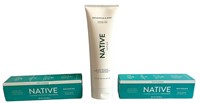 New NATIVE Lotion & Toothpaste