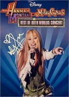 Autograph COA Hannah Montana Photo