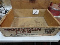 Mountain Lion Brand Colorado Peaches Wooden Box