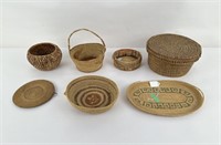 Group of Assorted Baskets