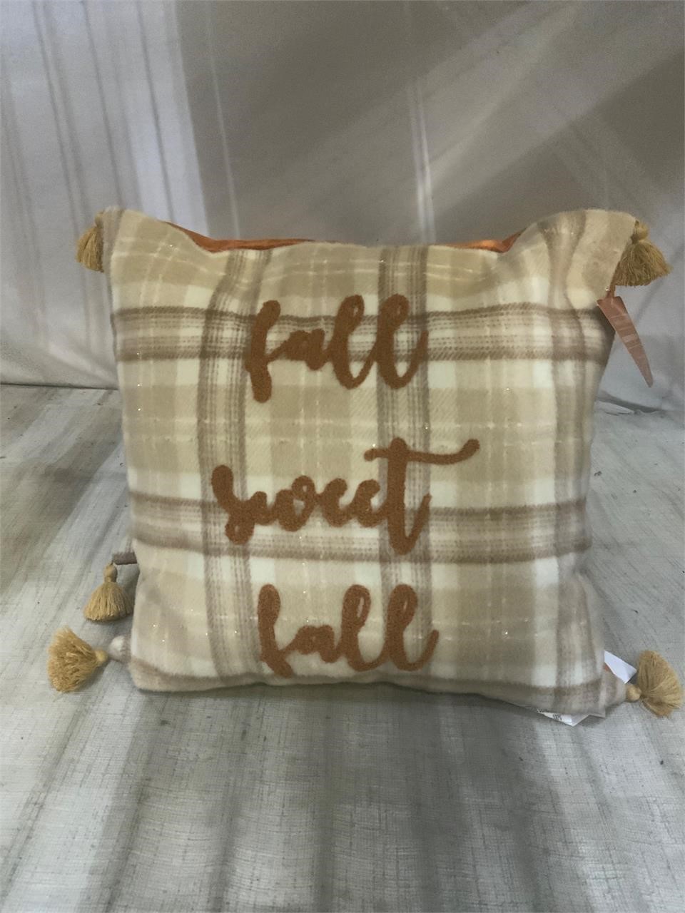 “Fall Sweet Fall” Decorative Throw Pillow