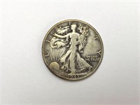 1943 S Walking Liberty Silver Half Dollar