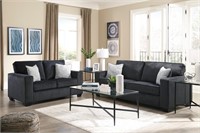 HH76197  872-13 Slate - Sofa  Loveseat Set